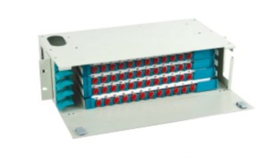48 Core Rack Mount Fiber Optic Patch Panel 19" Standard Frame Drawer Type