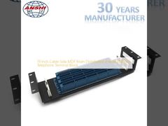 19 inç Kablo Yan MDF Ana Dağıtım Çerçeve 100 Çift Telefon Terminal Blok