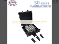 Büyük telefon kablosu için Korumasız STB Modüllü 10 Paris Dış Mekan Telefon Dağıtım Terminal Bloğu