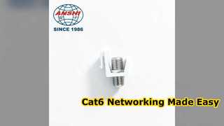 Kolay Aletsiz Cat6 Keystone Jack Kurulumu