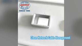 ANSHI RJ45 Duvar Plakası Kolay Ağ Kablosu Yönetimi