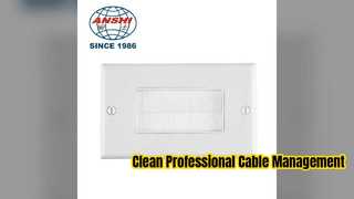 Temiz Kablo Yönetimi 86 Tip Ethernet Duvar Plakası