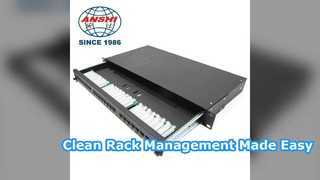Çıkarılabilir Çekmeceli 24 Bağlantı Noktalı Cat5e Patch Panel
