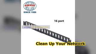 12 Bağlantı Noktalı 1U Raf Montajlı Patch Panel Kurulum Kılavuzu