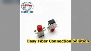 Yüksek Hassasiyetli Fiber Optik Adaptör SC LC ST Kolay Kurulum