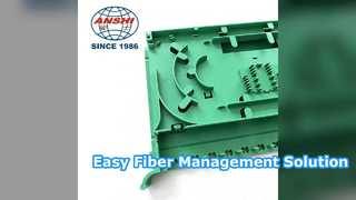 12 24 Çekirdekli Fiber Ekleme Tepsisi Dayanıklı ABS ODF Çözümü