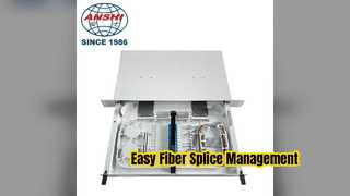 Fiber Optik Ekleme Tepsisi 12 Çekirdekli ABS Plastik Çözümü