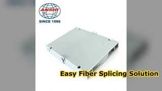 ANSHI 12 Çekirdekli Fiber Optik Ekleme Tepsisi Kolay Kurulum