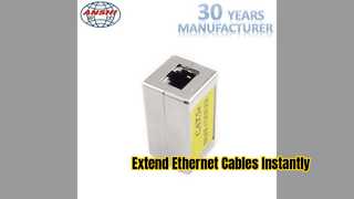 Ethernet Kablolarını Korumalı RJ45 Metal Bağlayıcılarla Uzatın