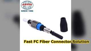 Hızlı FC Fiber Optik Konektör Kolay Saha Montaj Çözümü
