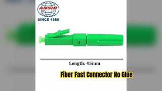 Hızlı Fiber Optik Konektör Tutkal Yok Cilalama Yok