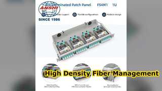 Yüksek Yoğunluklu Kayar Fiber Optik Patch Panel 1U ODF