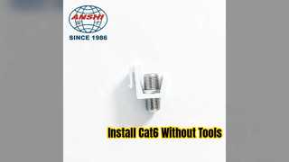 Kolay Aletsiz Cat6 Keystone Jack Kurulumu