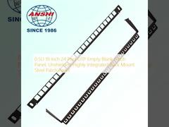 24 Bağlantı Noktalı 0 5U Boş Patch Panel Yerden Tasarruf Sağlayan Ağ Rafı