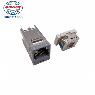 ANSHI AMP-TWIST SLX Series Modular Jack Category 6A Shielded 4 Pair Without Dust Cover