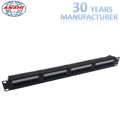 RACK MOUNT PATCH PANEL 24 PORT RACK MOUNT PATCH PANEL 19 INCH CAT6 UTP