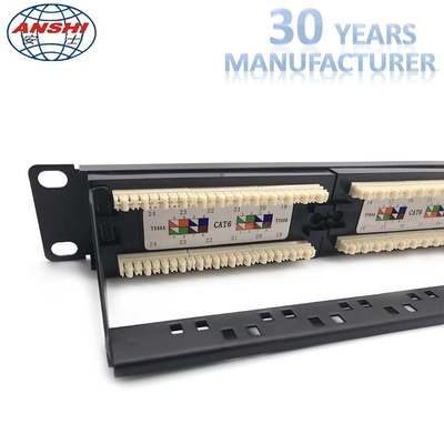 RACK MOUNT PATCH PANEL 24 PORT RACK MOUNT PATCH PANEL 19 INCH CAT6 UTP