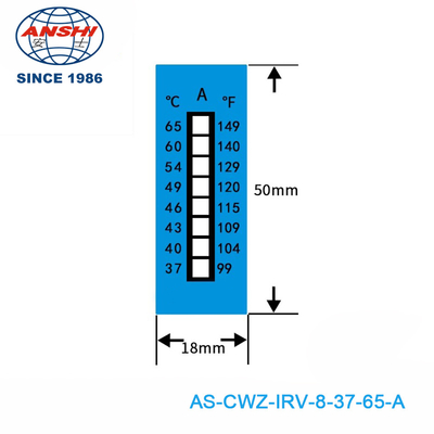 Instant Read Temperature Measuring Strips 37-65c 99-149f Fast Red Indicator