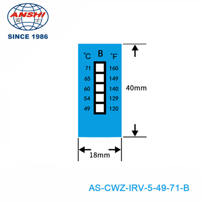 Instant Read Temperature Measuring Strips 37-65c 99-149f Fast Red Indicator