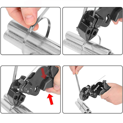 Cale Tie Tensioning Tool Stainless Steel Cable Tie Tool Pliers Clamping