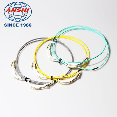 Fiber Optic Patch Cord Pigtail, 90 Degree 45 Degree Bent Boot E2000 PCAPC LC SC ST SM Simplex/Duplex 2.0/3.0mm MT‑LC20001 for FTTH FTTB FTTX Network