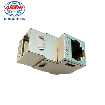 CAT5E CAT6 CAT6A Docking Keystone Jack Duvar Paneli Montaj Bağlantı 90 derece çinko alaşımı modül paneli üzerinden