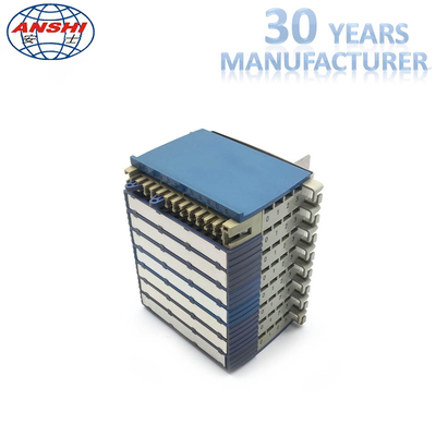 MPX286-16 120 Ohm 16 Sistem Ünitesi Duvara Montaj Dijital Dağıtım Çerçevesi Mavi Ve Beyaz Renk