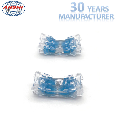 Dört Çift İç bağlantı Kablo bağlantıları 0.4 - 0.7mm Gel dolu Şeffaf Kilitli Eklem