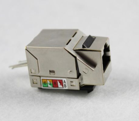 RJ45 Keystone Jakı CAT5E CAT6 CAT6A Metalik Renkli Korumalı Keystone Jakı