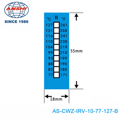 Instant Read Temperature Measuring Strips 37-65c 99-149f Fast Red Indicator