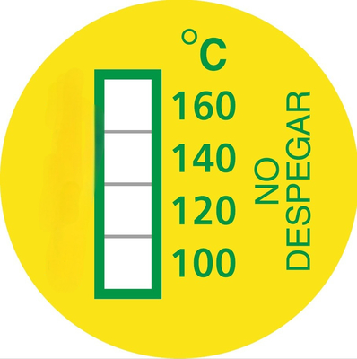 Irreversible 100 120 140 160℃ High Temperature Irreversible Temperature Indicator Labels