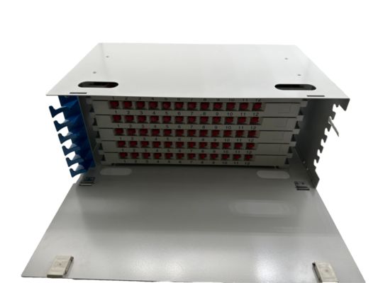 Telekomünikasyon için Raf Tipi ODF 72 Çekirdekli Fiber Optik Yama Paneli