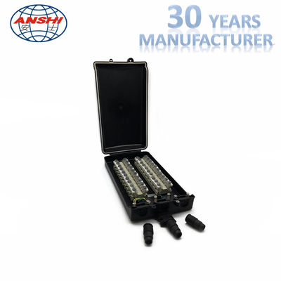 Duvar & direğe monte STB Kutusu için IP55 Koruması ile 20 Çift Abone Terminal Blok