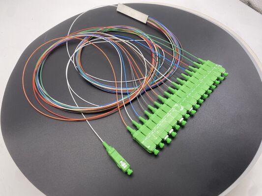 1x16 SC/APC Tek Modlu Fiber Optic Splitter FTTH ve PON Ağları için PLC Splitter