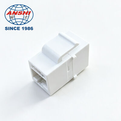 ANSHI 180 Derece Aletsiz Keystone Jack RJ45 CAT5E CAT6 CAT6A UTP Korumasız Telekom Parçaları