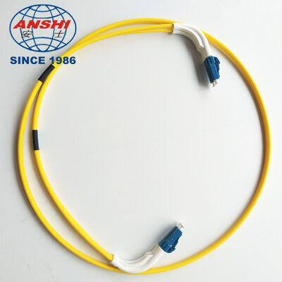 Fiber Optic Patch Cord Pigtail, 90 Degree 45 Degree Bent Boot E2000 PCAPC LC SC ST SM Simplex/Duplex 2.0/3.0mm MT‑LC20001 for FTTH FTTB FTTX Network