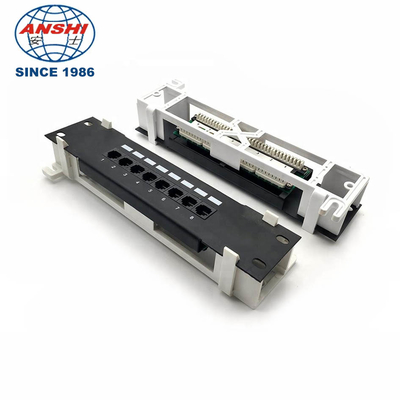 CAT5e 110 IDC Tipi Rack Mount Patch Panel 1U 8 Port